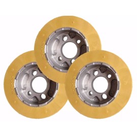 Co-matic RO10 Rubber Power Feeder Wheels (Set of 3) - 100 x 50mm