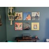 HIIMIEI Acrylic Vinyl Record Wall Mount Shelf, Holder for LP