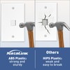 NataLink Ethernet Keystone Wall Plate 1-Port, RJ45 Wall Plate Single