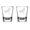Juego de 2 vasos de chupito de 1.7 onzas, diseño