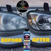 Mas Chingon Headlight Restoration Protect & Restore Clarity yellow, foggy,