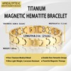 [Apocalyptic-K] Titanium Magnetic Bracelet, (Light) Mens Magnetic Bracelet, Double Ferromagnetic