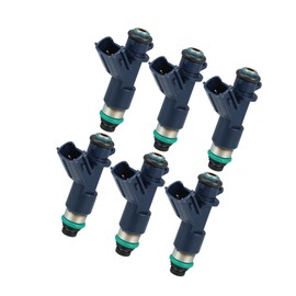 Motoforti No.16450R70A01 Fuel Injector for Honda Accord 08-17 3.5L for Acura MDX Base 07-13 3.7L / Engine Fuel Injection Nozzle/Durable / 6 Pcs Deep Blue Long-lasting