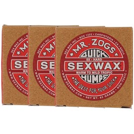 SEXWAX Wax Surfing Quick Humps 5X Red Label Set of 3