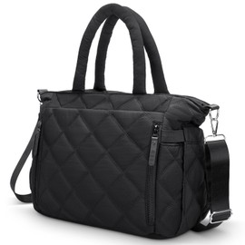 Miisekmy Lunch Bag Women,Insulated Lunch Box Large Capacity,Lightweight Quilted Puffer Leakproof Lunch Tote,Reusable Lunch Cooler for Work Picnic Travel Meal Prep