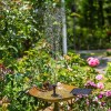 AISITIN Solar Fountain Pump DIY Kit, 6 Nozzles for Outdoor