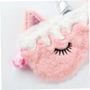 OHPHCALL 4Pcs Cartoon Sleeping Eyeshade Set Plush Unicorn and Sleep