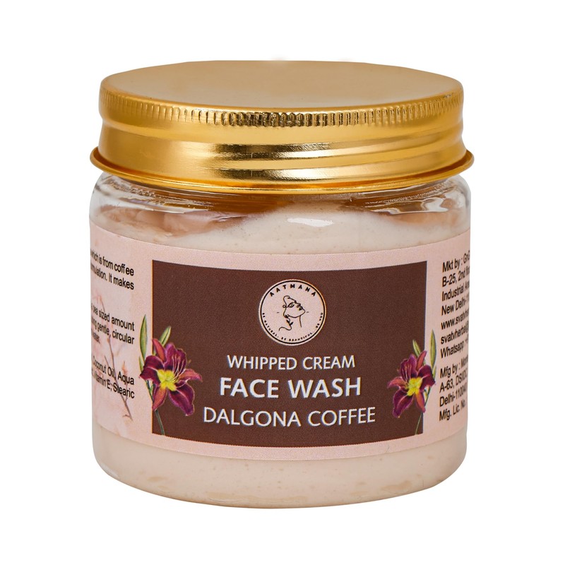 AATMANA Face Wash Dalgona Coffee | Hydrating Face Wash for