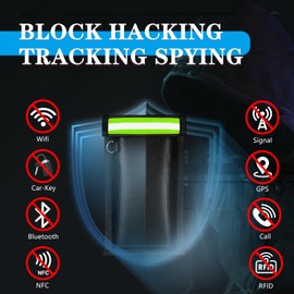 ocuvaep ocuvaep Faraday Bag for Phones and Car Keys 2 Pack, Signal Blocking Pouch, Anti-Theft Faraday Cage, Fireproof & Waterproof Cell Phone Signal Blocking Bag