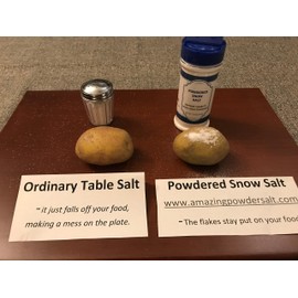CCKM, Inc. Powdered Snow Salt Amazing Powder Salt, Blue, 1 bottle
