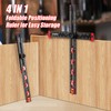 4 in 1 Adjustable T-Square Measuring Tools, 24in Aluminum Drilling