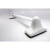 Tenedos White Glazed Ceramic Bathroom Accessory Kit - Not for