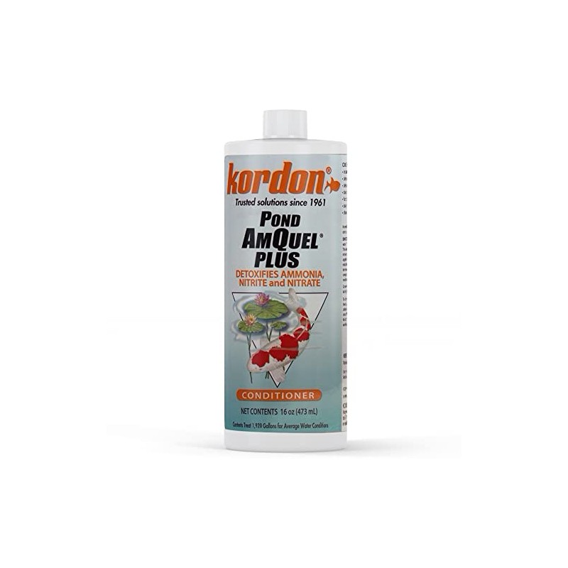 KORDON #30016 Pond AmQuel Plus for Aquarium, 16-Ounce