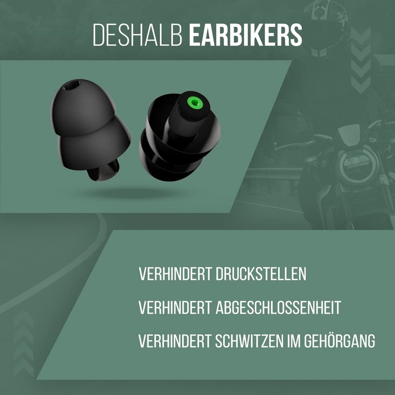 SonicShop EarBikers Motorcycle Racing Touring Ear Plugs Reusable Touring Plugs