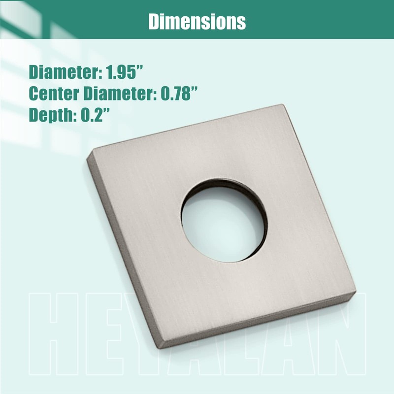 Heyalan Shower Arm Flange Plate,1pc Modern Shower Escutcheon Cover Plate