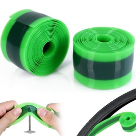 Pack of 2 Bicycle Tyre Insert, Liner Puncture Protection Tape, Bicycle Tyre Tube Protector, Bicycle Tyre Insert Puncture Protection, Compatible with 12, 16, 18, 20, 24, 26, 27.5, 29 Inches (Dark