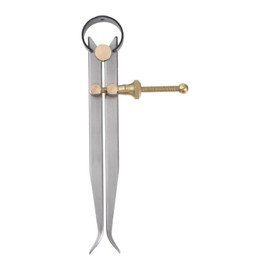 HARFINGTON Spring Joint Caliper 6 inch / 150mm Steel Spring Inside Caliper with Brass Fulcrum for Wood Turning Lathe Work