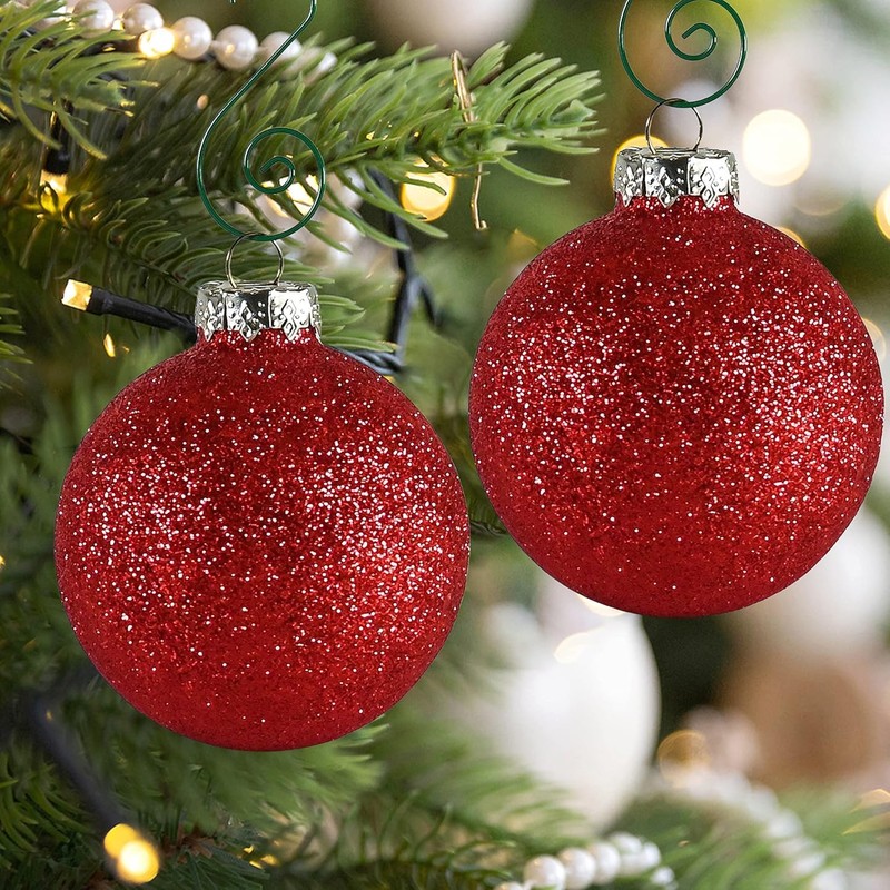 120Pcs Green Christmas Ornaments Hangers Hooks for Christmas Tree Baubles,