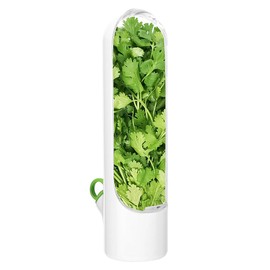 Namvo Herb Storage Container, Vegetable Storage, Long Term Fresh Keeping, Fresh Herb Storage for Refrigerator, Keeps Fresh Coriander/Mint/Parsley Fresh