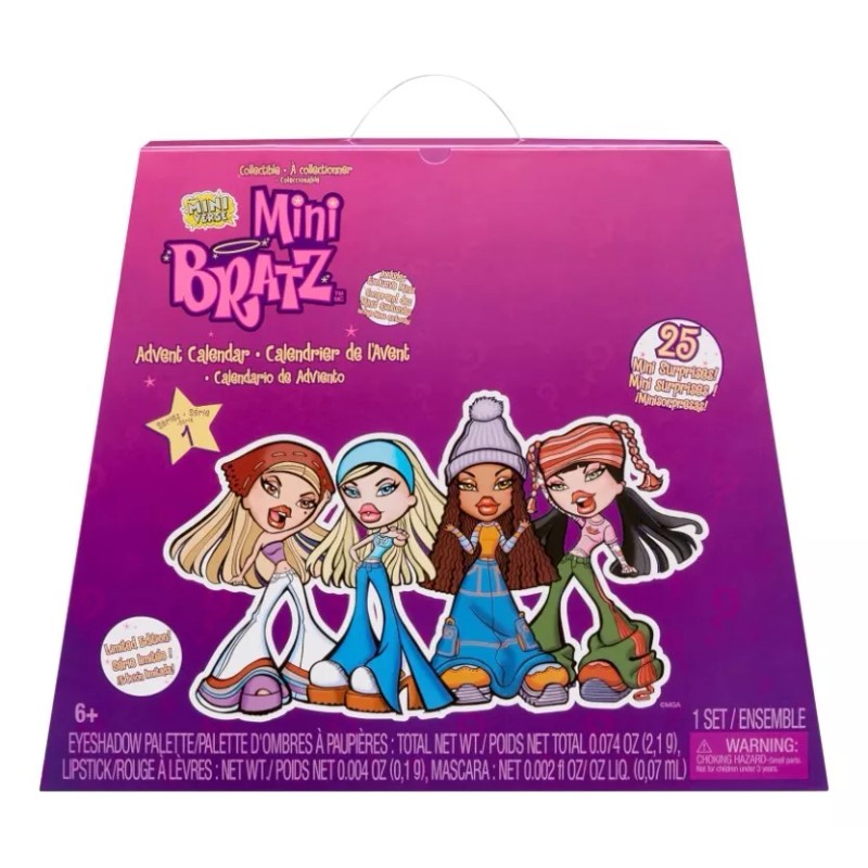 MGA Entertainment Bratz Muñeca Mini Bratz Calendario Adviento 25 Sorpresas