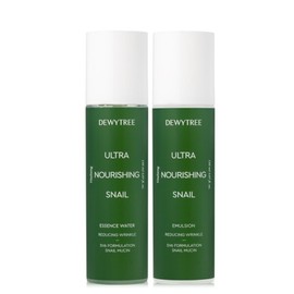 Dewytree 듀이트리 울트라 너리싱 스네일 영양 달팽이 스킨 토너 150ml + 에멀젼 로션 150 Duittree Ultra Nourishing Snail Skin Toner 150ml + Emulsion Lotion 150ml