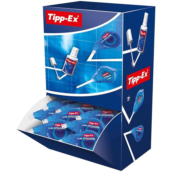 Tipp-Ex Easy Correct Long Correction Extra Tear-Resistant Tape - 4.2 mm x 12 m - Value Pack, (Box of 15 + 5)