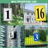 M METERXITY Aluminum Letter Sign R, 11.8 Inch House Numbers