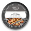 Chabrias Ltd Hard Anodised 14" Perforated Round Pizza Tray with
