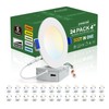 zouzai 24 Pack 4 Inch Ultra-Thin LED Recessed Ceiling Light