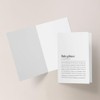 Karte zum Babywunsch: Babyglitzer Definition