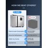 Countertop Ice Maker Machine 𝑺𝒕𝒂𝒊𝒏𝒍𝒆𝒔𝒔 𝑺𝒕𝒆𝒆𝒍, 9 Bullet Ice in