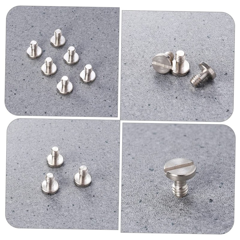 Gadpiparty 8pcs Tripod Mounting Screws Durable Camera Screw for Quick