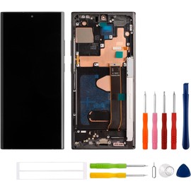 swark [With Frame] New TFT LCD Touch Screen Digitizer Assembly for Galaxy Note 20 Ultra LCD Display Touchscreen Digitizer with Upgraded Repair Tool Kit - No Fingerprint Function