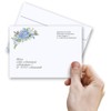 PaperMedia Envelopes Flowers and Blossoms Blue Hortensia Pack of 25