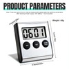 Digital Kitchen Timer – 2 Pieces Digital Timer with Magnet,