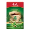 Melitta 625000 Bamboo Super Premium Coffee Filters, Green - 80