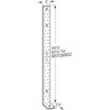 Simpson Strong-Tie MSTC48B3 MSTCB 44-7/8 in. 14-Gauge Galvanized Pre-Bent Medium