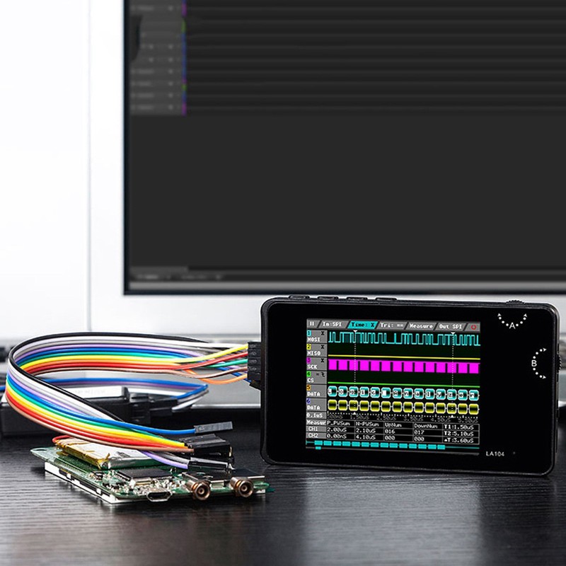Portable Digital Logic Analyzer 2.8in TFT LCD Display 4 Channels