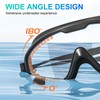 Swim Goggles with Anti-Fog, Wide View, and UV Protection for