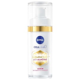 NIVEA Kit Anti-manchas Rutina Facial Luminous 630 (3 piezas), Enriquecida con Ácido Hialurónico Serum facial + Fluido facial con Vitamina E y FPS50 + Contorno de Ojos Anti-ojeras