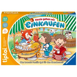 Ravensburger tiptoi Spiel 00119 - Heute gehen wir Einkaufen - Educational Game for Children from 3 Years