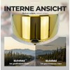 LS2 FF811 Visor (Gold Chrome)