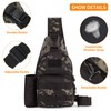 HUNTVP Tactical Military Chest Bag Molle Crossbody Shoulder Sling Pack