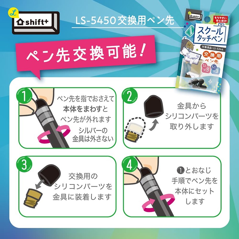 Sonic LS-5244-K Shift Plus School Stylus Pen Navy