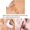 JLEivvi 3 Pairs Replacement Eyelids Realistic Removable Eyelids for Mannequin