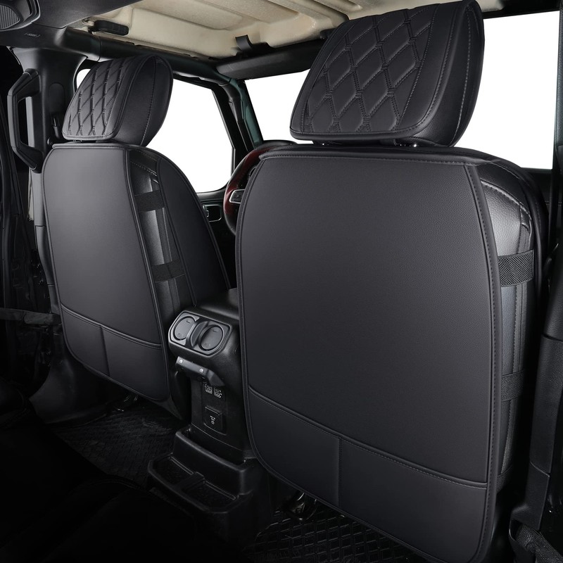 Aierxuan Jeep Wrangler JK JL Front Seat Covers Custom Fit