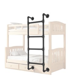 Bunk Bed Ladder for Home Loft Lofted Only Rv Bunkbed Stairs Rv Attic College Dorm Wall Mounted Black Wrought Iron Durable Stairs Replacement