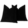 Sungeek Set of 2 Soft Chenille Cushion Covers 40x40cm Square