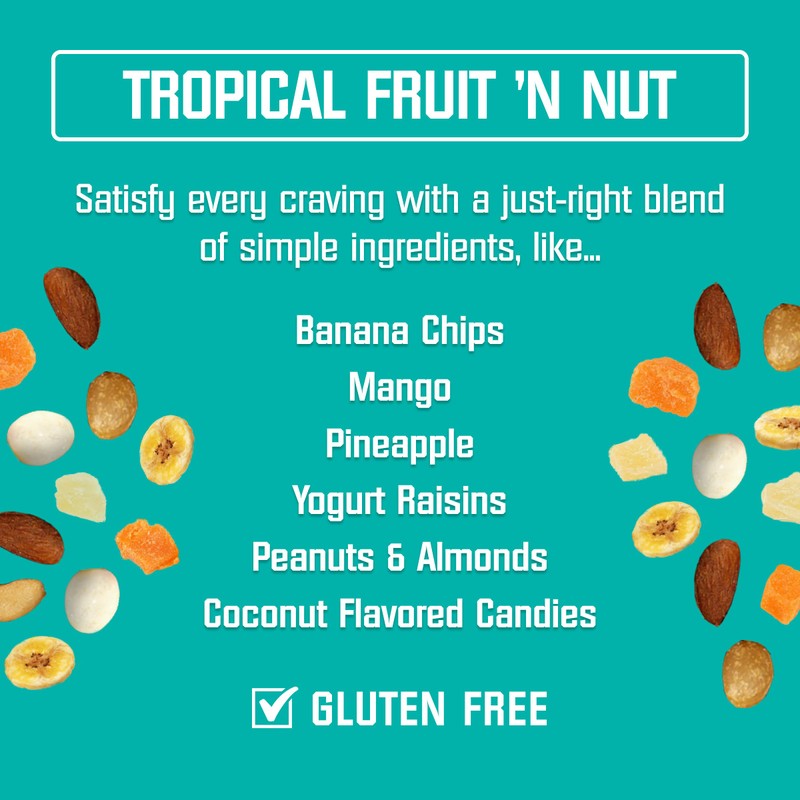 Kar’s Nuts Tropical Fruit ‘N Nut Trail Mix, 2.5 oz