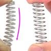 10Pcs Coil Extended Compressed Spring, Compressed Springs, Stainless Steel Springs,